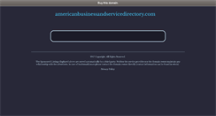 Desktop Screenshot of americanbusinessandservicedirectory.com